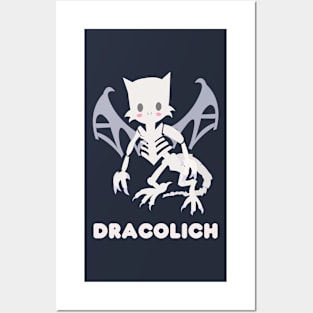 Kawaii Dracolich Monster Posters and Art